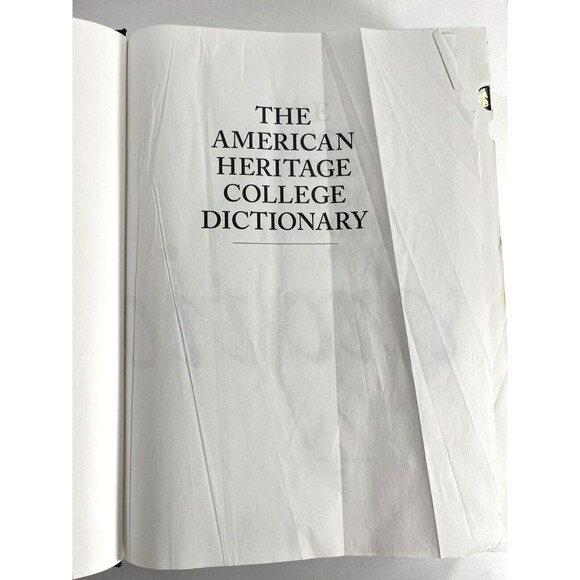 The American Heritage College Dictionary 1993 Third Edition Indexed Hardcover - Picture 3 of 12